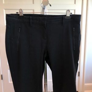 Theory black slim pants